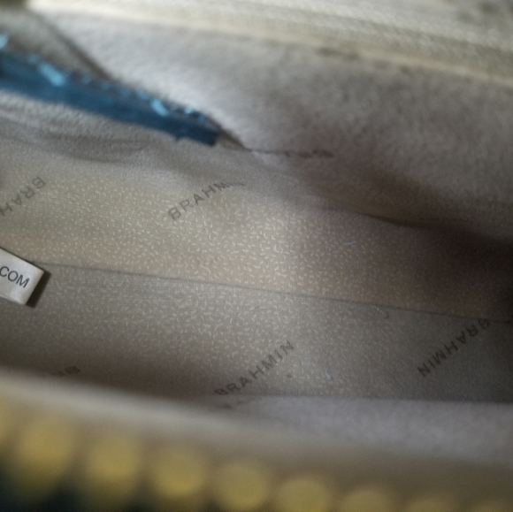 Brahmin Blue Bottle Ombre Lorelei & Credit Card Wallet - Picture 9 of 13